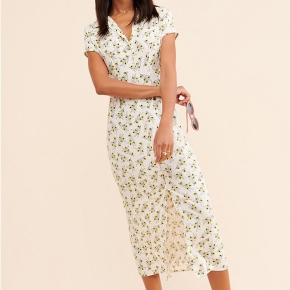 Anthropologie Dresses & Skirts - Anthropologie Nice Things Olive Twig Shirt Dress | 8
